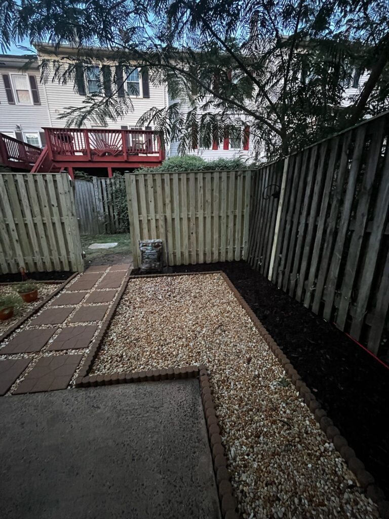 Backyard Improvement and Fence Repair