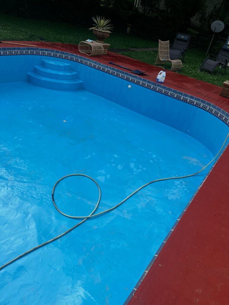 Pool cleaning and Painting